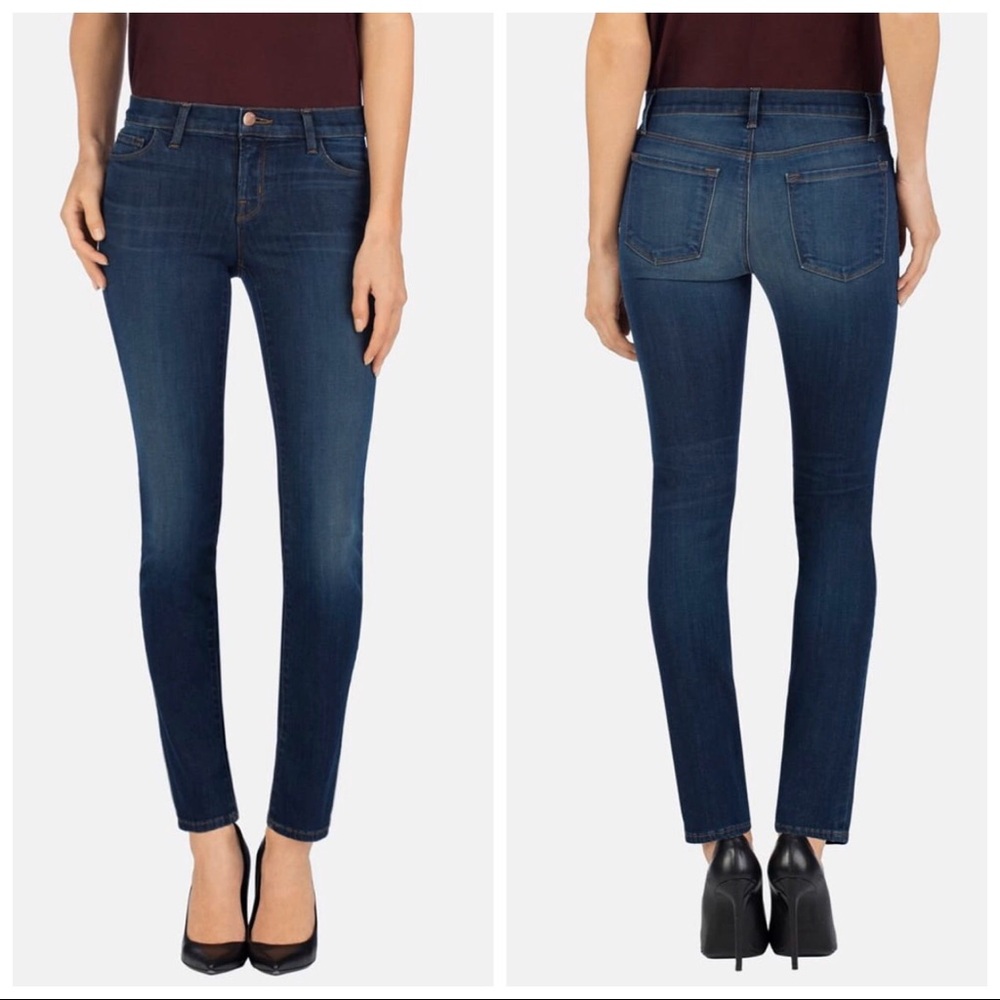 J BRAND Mid Rise Skinny Jeans